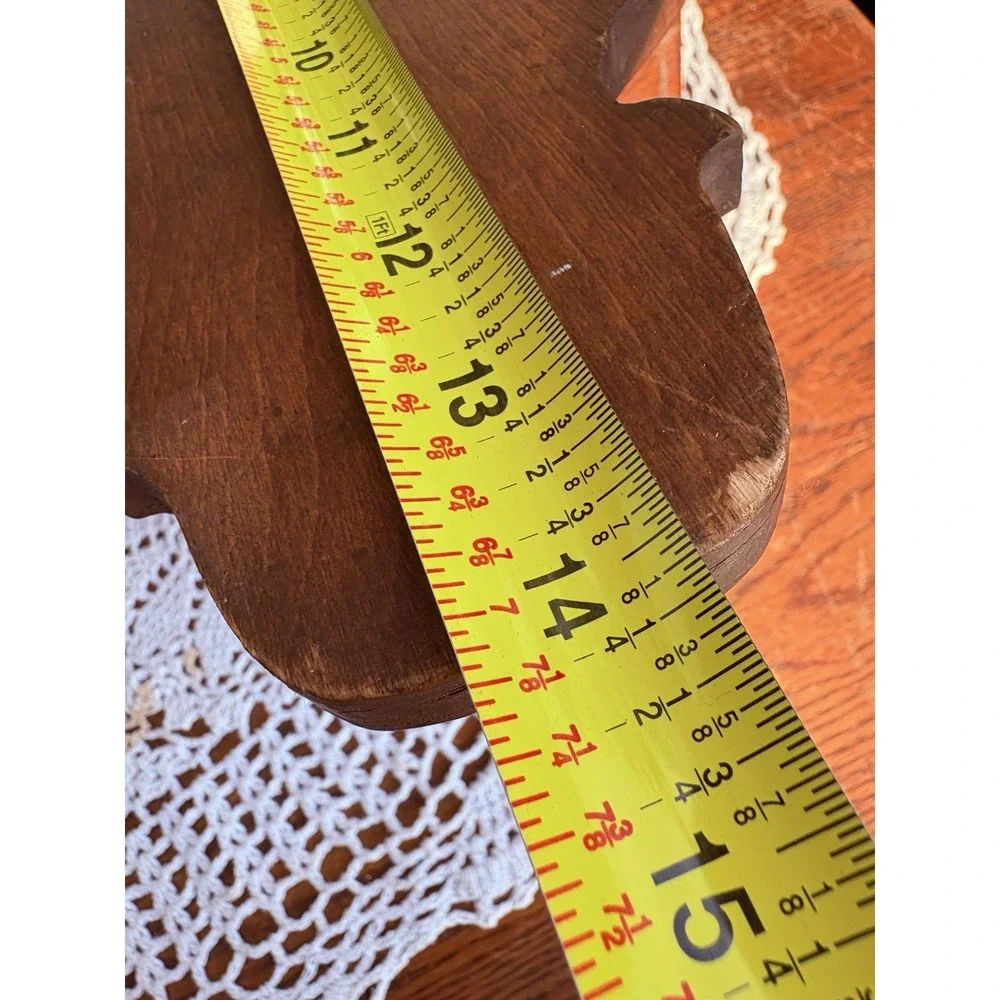 Vintage Wooden Wall Shelf Antique Car Trinket  10